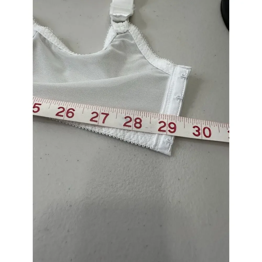 NWT Bali Minimizer Bra 38DD White Breathable Adjustable Support - Picture 13 of 15